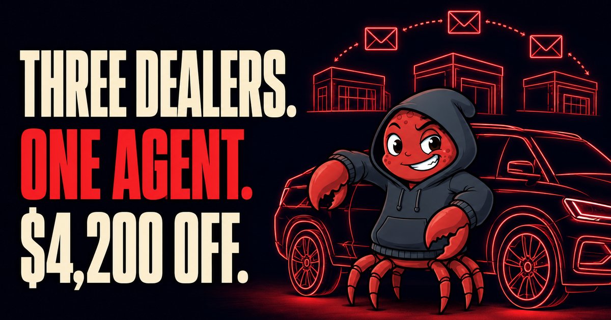 The OpenClaw Agent That Negotiated $4,200 Off a Car While Its Owner Sat in a Meeting