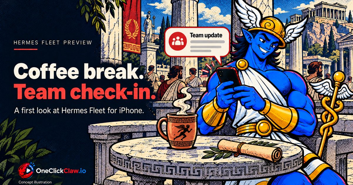 Hermes Fleet previews your AI team on iPhone