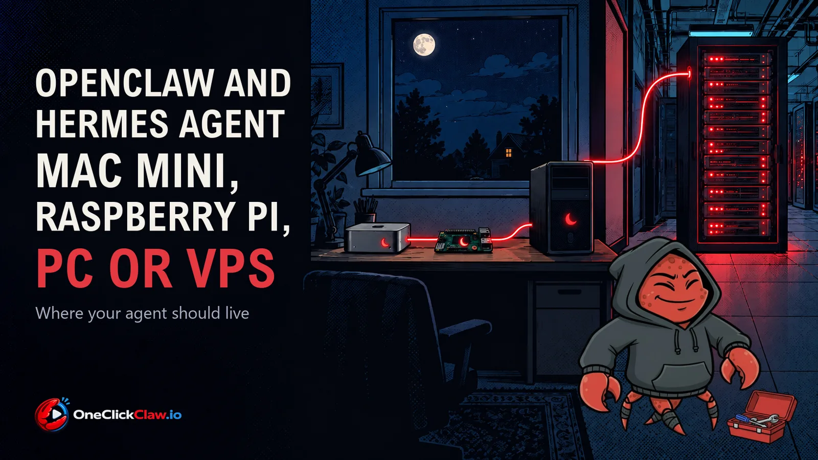 OpenClaw and Hermes Agent hosting choices: Mac mini, Raspberry Pi, PC and VPS