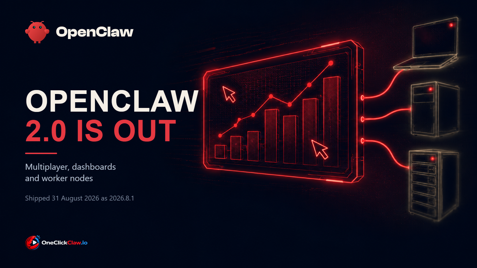 OpenClaw 2.0 is out: multiplayer, dashboards and worker nodes